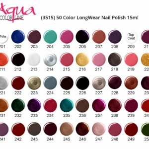Aqua Color Line 50 Colors Long Wear Nail Polish