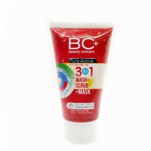 BC+ Pure Active 3 in 1 Wash + Scrub + Mask 120 ML