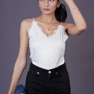 BLS Ayleen Lace Camisole White