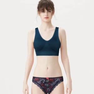 BLS Big Girl Non Wired And Padded Bra Navy Blue