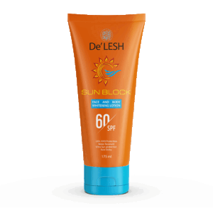 De'Lesh SPF 60 Sun Block Face & Body Whitening Lotion