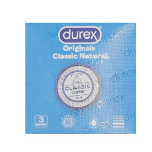 Durex Originals Classic Natural Condoms 3 Pieces