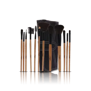 Glamorous Face 12 Piece Leather Brush set