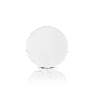 Glamorous Face Puff Round White New