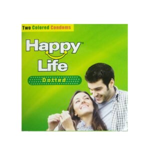 Happy Life Dotted Two Colored Condoms